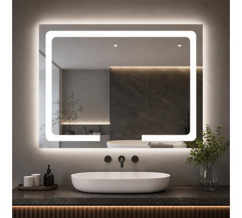 Зеркало для ванной комнаты с LED подсветкой Касвель
