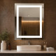 Зеркало в ванную комнату с подсветкой Эльваро 80х90 см