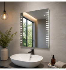 LED зеркало с подсветкой для ванной комнаты Ферлано 100x100 см
