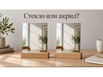 Акриловое или стеклянное зеркало: что сравнить перед покупкой